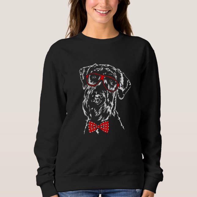 Sudadera Cute Giant Schnauzer dog mom dog   1 (Anverso)