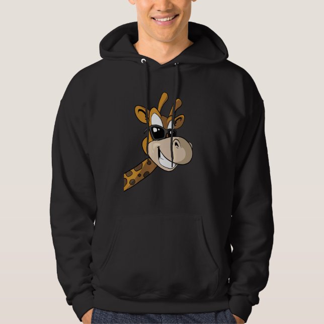 Sudadera Cute Giraffe Animal Face Africa Zoo Safari (Anverso)