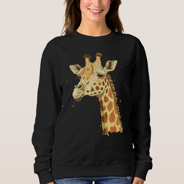 Sudadera Cute Giraffe  Animal on Giraffe 1 (Anverso)
