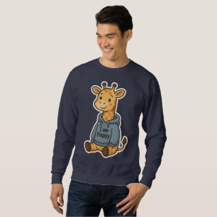 Sudadera Cute Giraffe Hoodie Pegatina