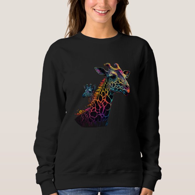 Sudadera Cute Giraffe Men Women Kids (Anverso)