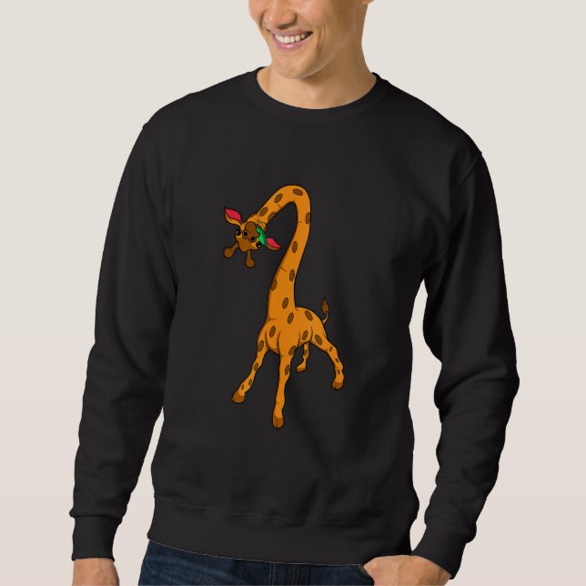 Sudadera Cute Giraffe Zookeeper (Anverso)