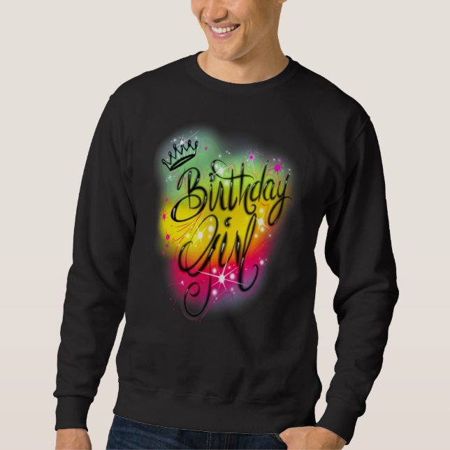 Sudadera Cute Girls Birday Party Birthday Aircel Graffi (Anverso)