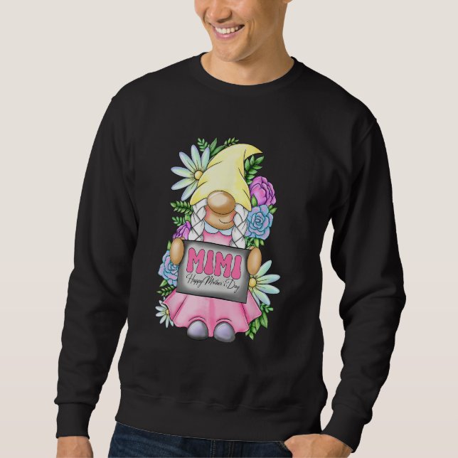 Sudadera Cute Gnome Mimi Happy Mother s Day For Mom Gnomies (Anverso)