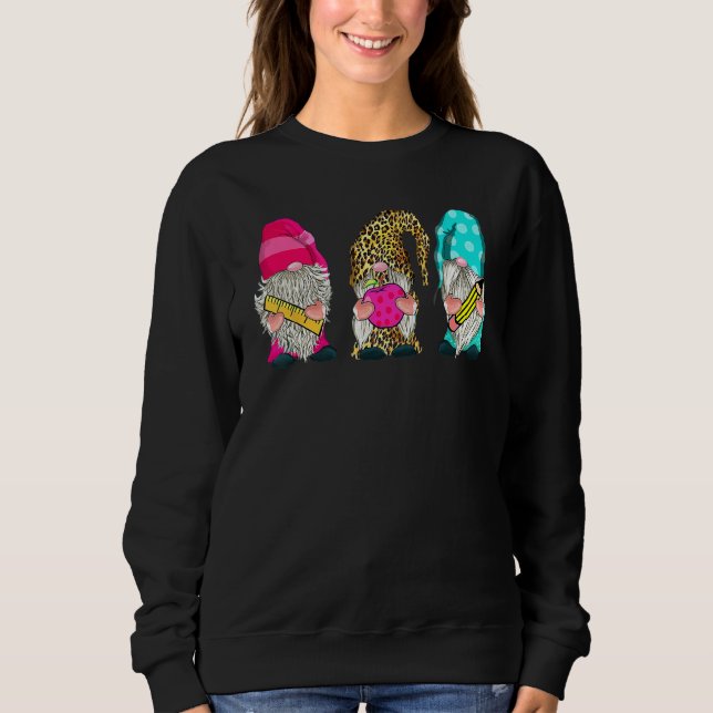 Sudadera Cute Gnomes  Back To School  Teacher And Students (Anverso)