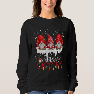 Sudadera Cute Gnomes Merry Christmas Light Family Gnome Xma