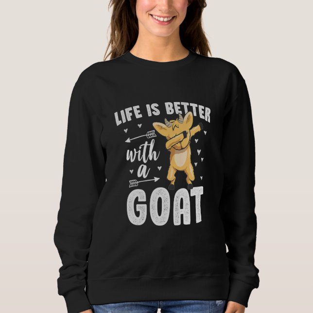 Sudadera Cute Goat Shirt Goat Graphic_2 (Anverso)