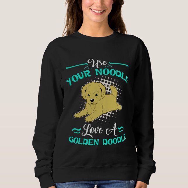 Sudadera Cute Goldendoodle  Womens Love A Golden Doodle (Anverso)