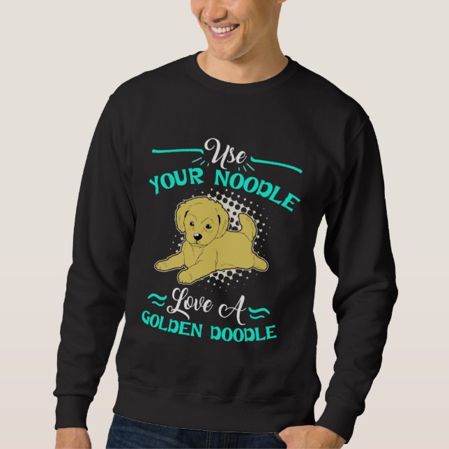 Sudadera Cute Goldendoodle  Womens Love A Golden Doodle (Anverso)