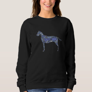Sudadera Cute Gran Cachorro de Perro de Danés No Compras Ad