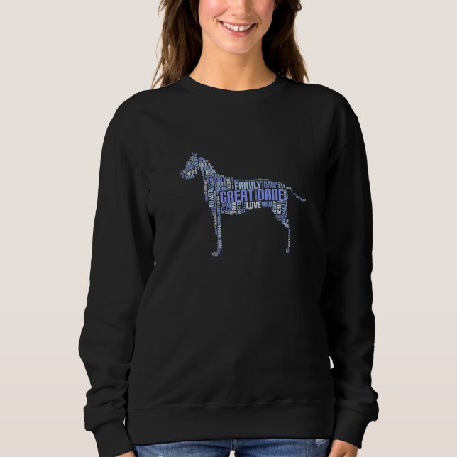 Sudadera Cute Gran Cachorro de Perro de Danés No Compras Ad (Anverso)