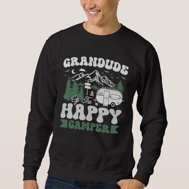 Sudadera Cute Grandude Of The Happy Camper Camping Trip (Anverso)