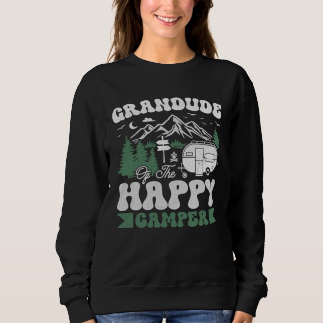 Sudadera Cute Grandude Of The Happy Camper Camping Trip (Anverso)