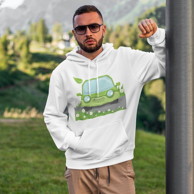 Sudadera Cute Green Car Hoodie (Subido por el creador)