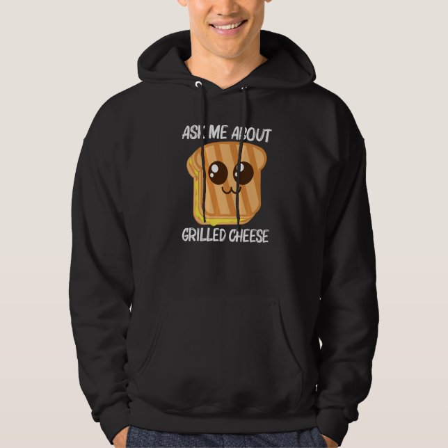 Sudadera Cute Grilled Cheese For Men Women Toast Bread (Anverso)