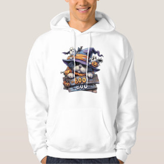 Sudadera Cute Halloween Cat Sticker � Sombrero de Bruja, Ca