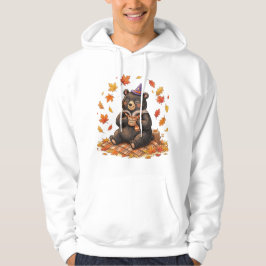 Sudadera Cute Halloween Pumpkin Spice Bear Cozy Camiseta de