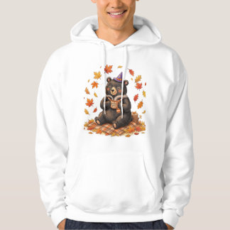 Sudadera Cute Halloween Pumpkin Spice Bear Cozy Camiseta de