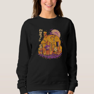 Sudadera Cute Halloween Purrpkin House Pumpkin Cat House Pu