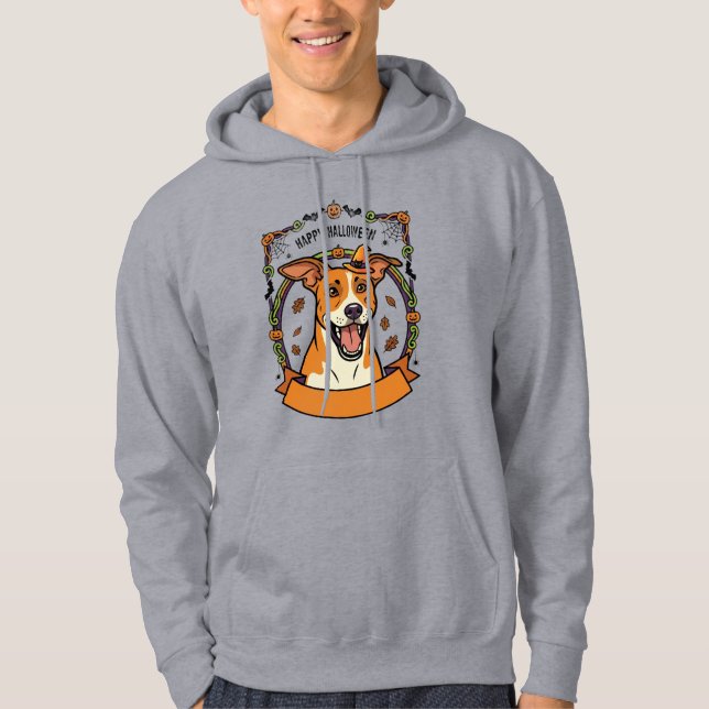 Sudadera cute happy Halloween dog  (Anverso)