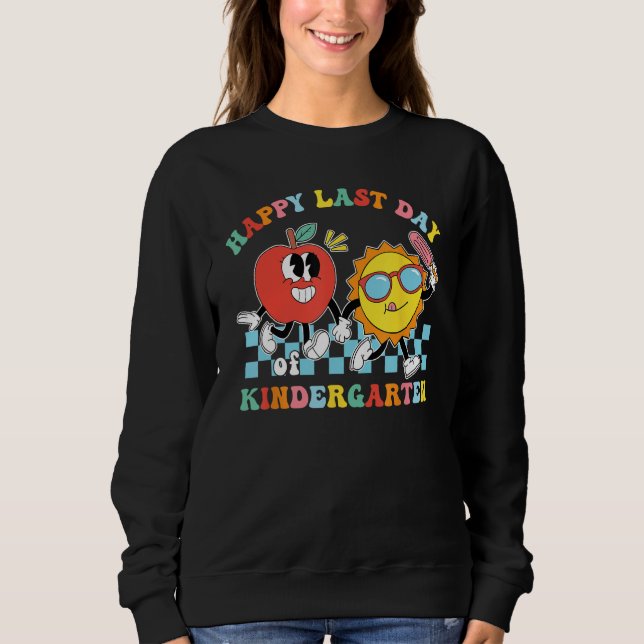 Sudadera Cute Happy Last Day Of Kindergarten Teacher Kids G (Anverso)