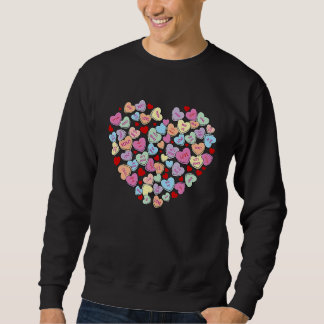 Sudadera Cute Heart Conversation Candy Sweetheart Valentine