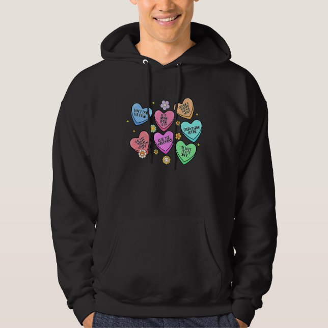 Sudadera Cute Heart Valentines Day Love Special Education T (Anverso)