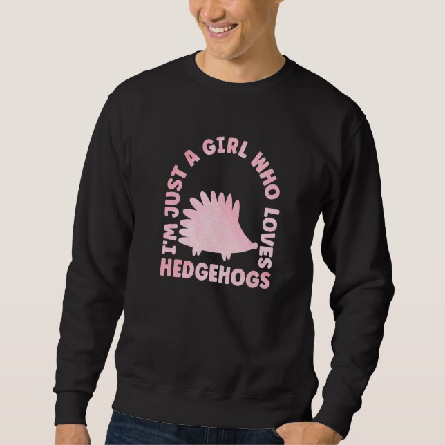 Sudadera Cute Hedgehog Outfit for Hedgehog Lovers Apparel W (Anverso)