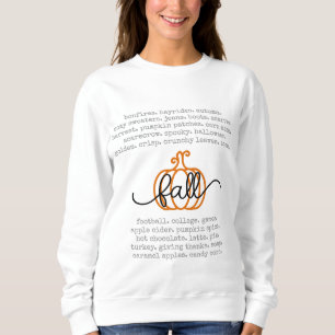 Sudadera Cute Hello Fall Definition Wormpkin Autumn
