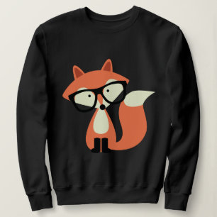 Sudadera Cute Hipster Red Fox