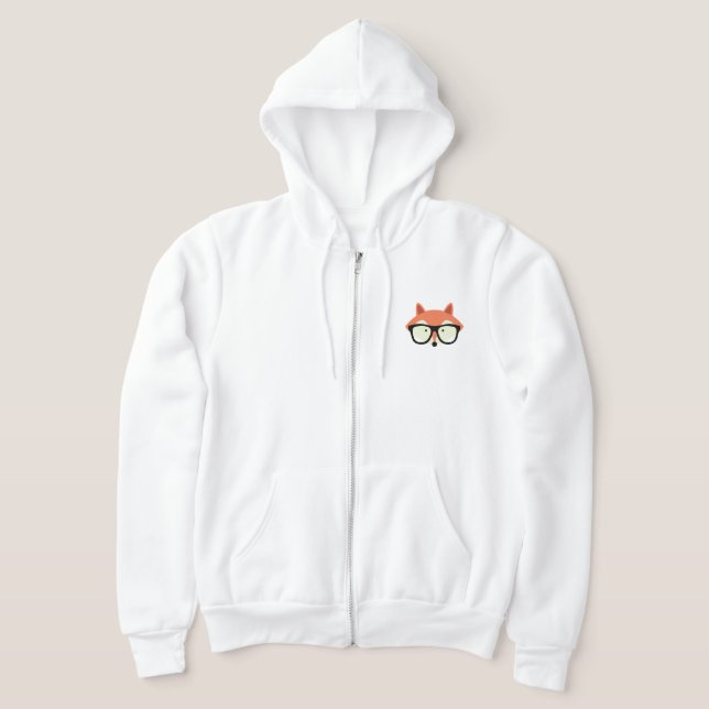 Sudadera Cute Hipster Red Fox (Distribución)