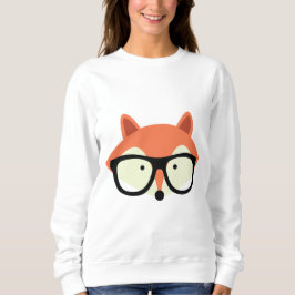 Sudadera Cute Hipster Red Fox