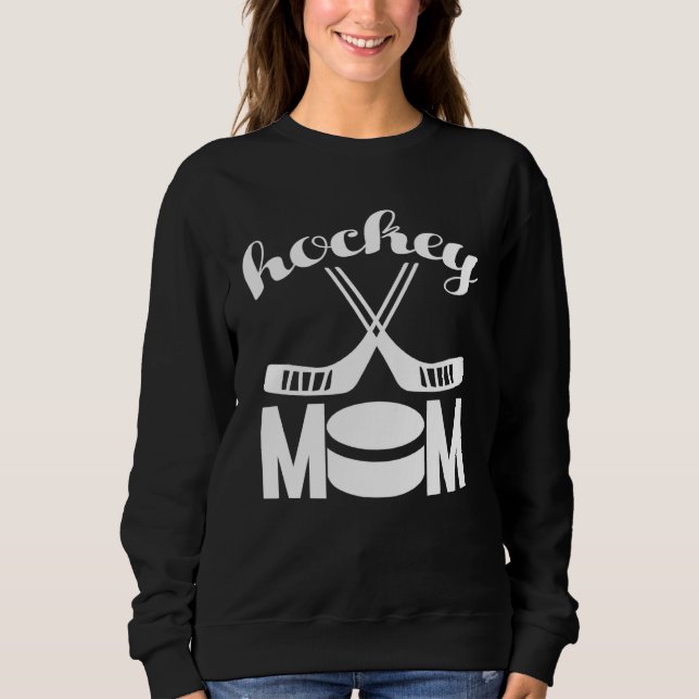 Sudadera Cute Hockey  Mother s   Hockey Mom (Anverso)