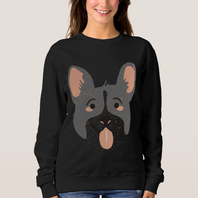 Sudadera Cute Husky (Anverso)