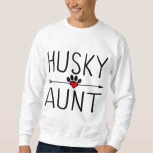 Sudadera Cute Husky Tía Regalo Gracioso Perro Amor Tía Tía