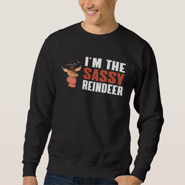 Sudadera Cute I m Reindeer (Anverso)