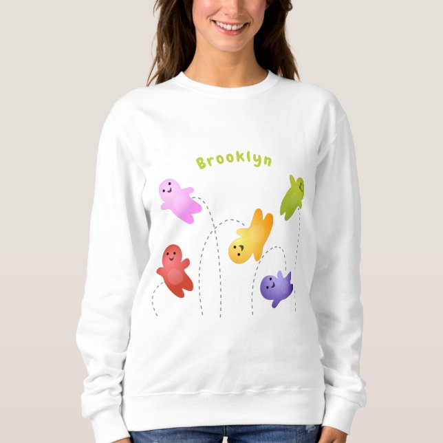 Sudadera Cute jelly bebés dulces personalizado (Anverso)