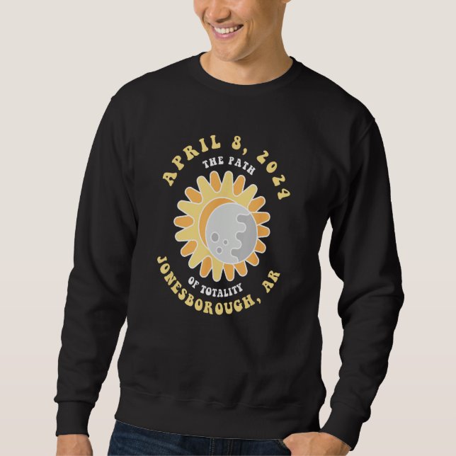 Sudadera Cute Jonesborough Arkansas Solar Eclipse April 8 2 (Anverso)
