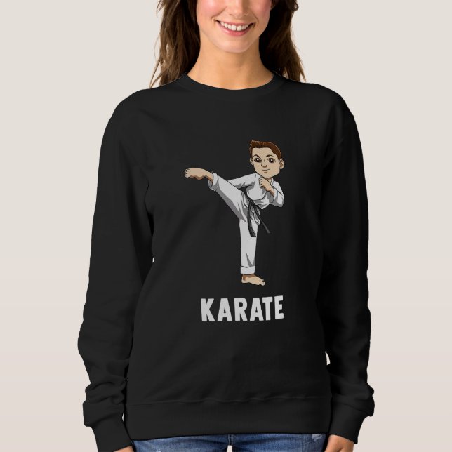 Sudadera Cute Karate Boy (Anverso)