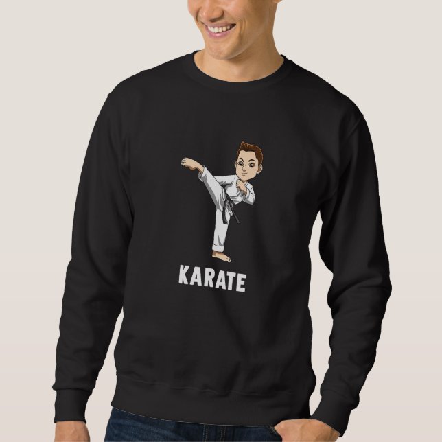Sudadera Cute Karate Boy (Anverso)