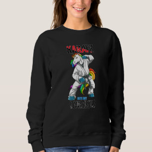 Sudadera Cute Karate Unicorn Lindo pero peligroso Karate U