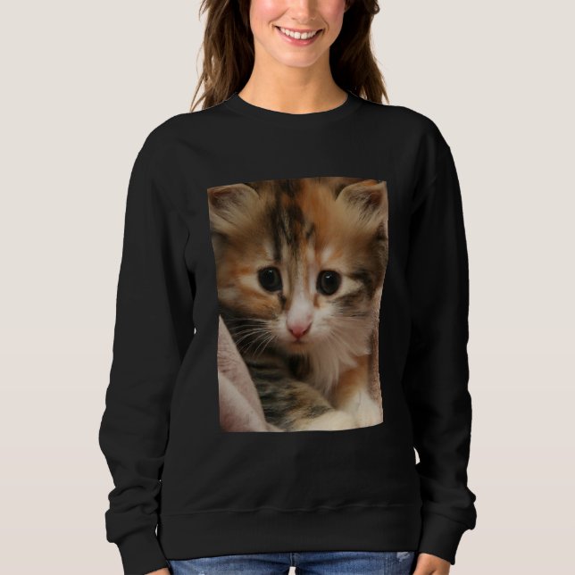 Sudadera Cute Kitten  Cat  2 (Anverso)