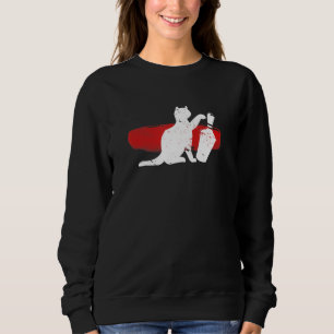 Sudadera Cute Kitty Bowler - Un Trozo De Boliche Golpeado P