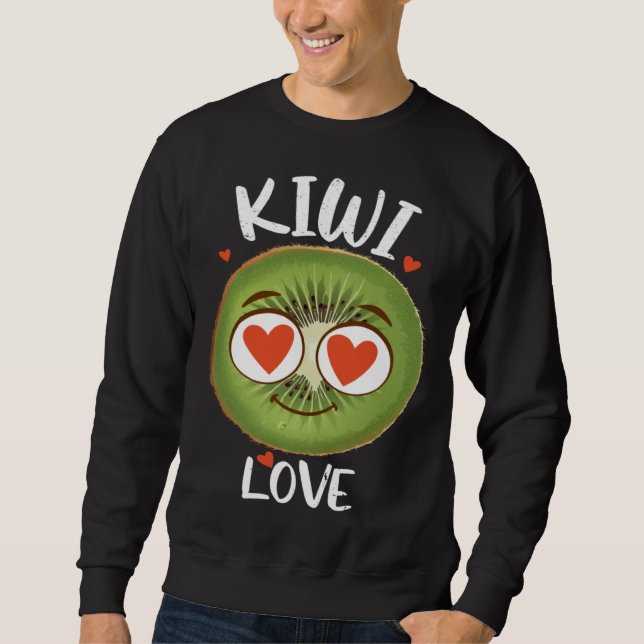 Sudadera Cute Kiwi Love Fruit Farmer Healthy Life (Anverso)