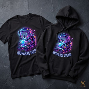 Sudadera Cute Koala Astronauta Espacio Galaxia Brillante