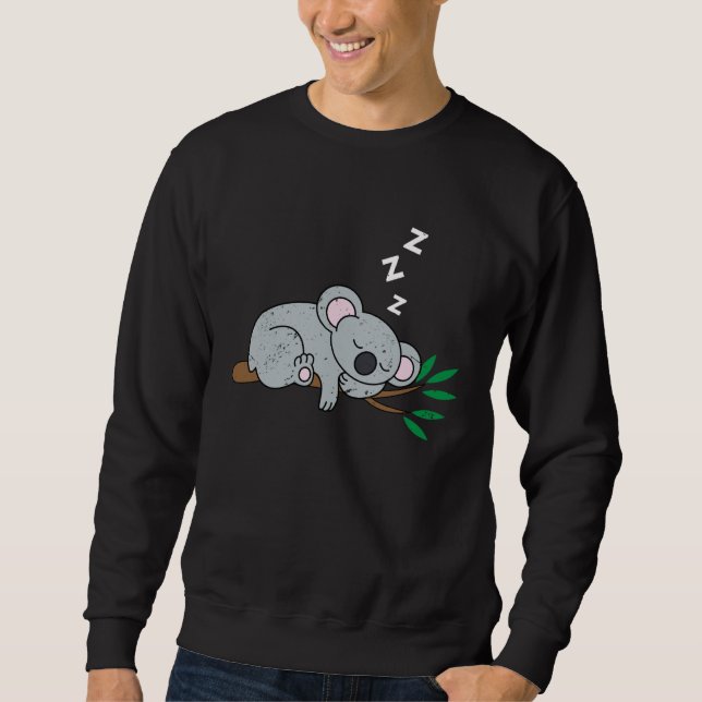 Sudadera Cute Koala Bear  Sleeping Koala Animals Love (Anverso)