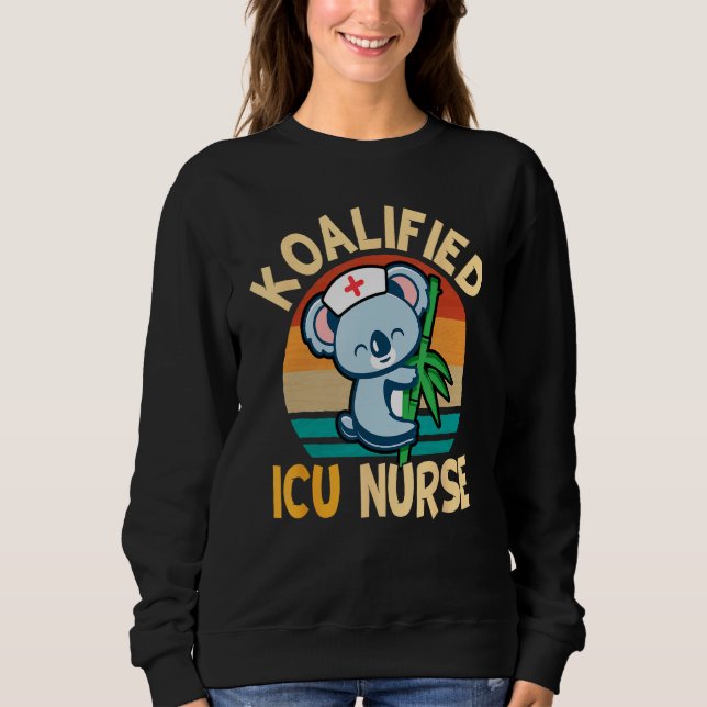 Sudadera Cute Koala Bears Intensive Care Unit Koalified ICU (Anverso)