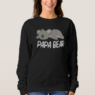 Sudadera Cute Koala Para Hombres Papá Durmiendo Marsupial Á
