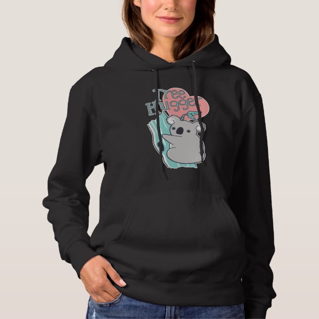 Sudadera Cute Koala Tree Hugger Bear (Anverso)