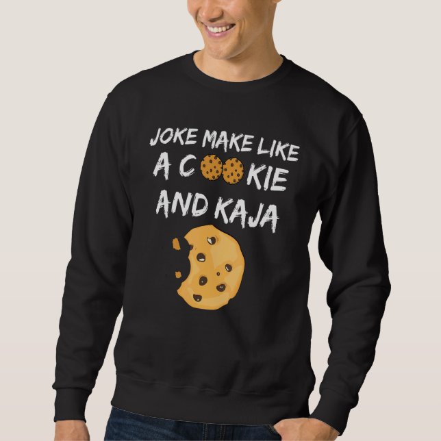 Sudadera Cute Korean Language Joke Make Like a Cookie and K (Anverso)